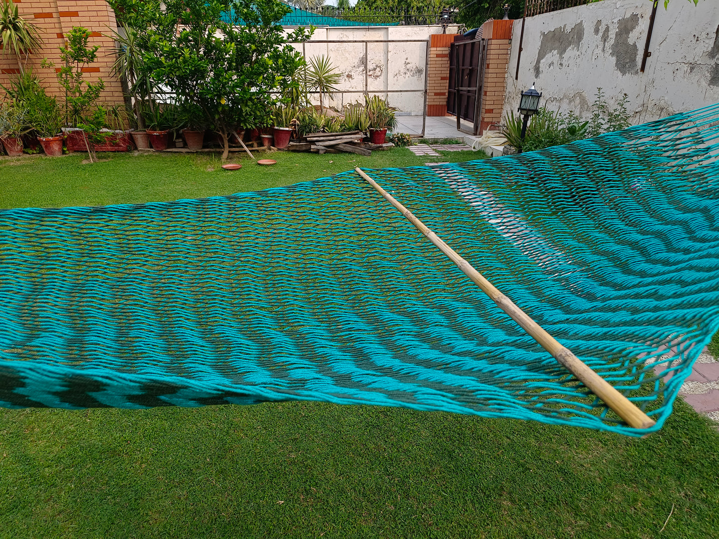 Ocean Striped Mayan Hammock